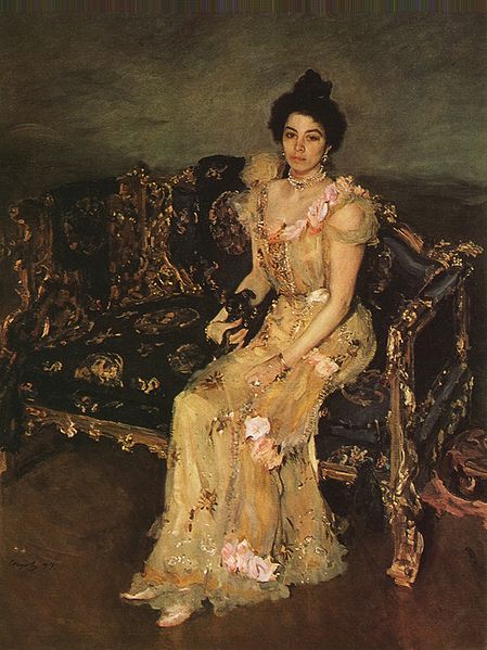 Valentin Serov Portrait of S.M. Botkina